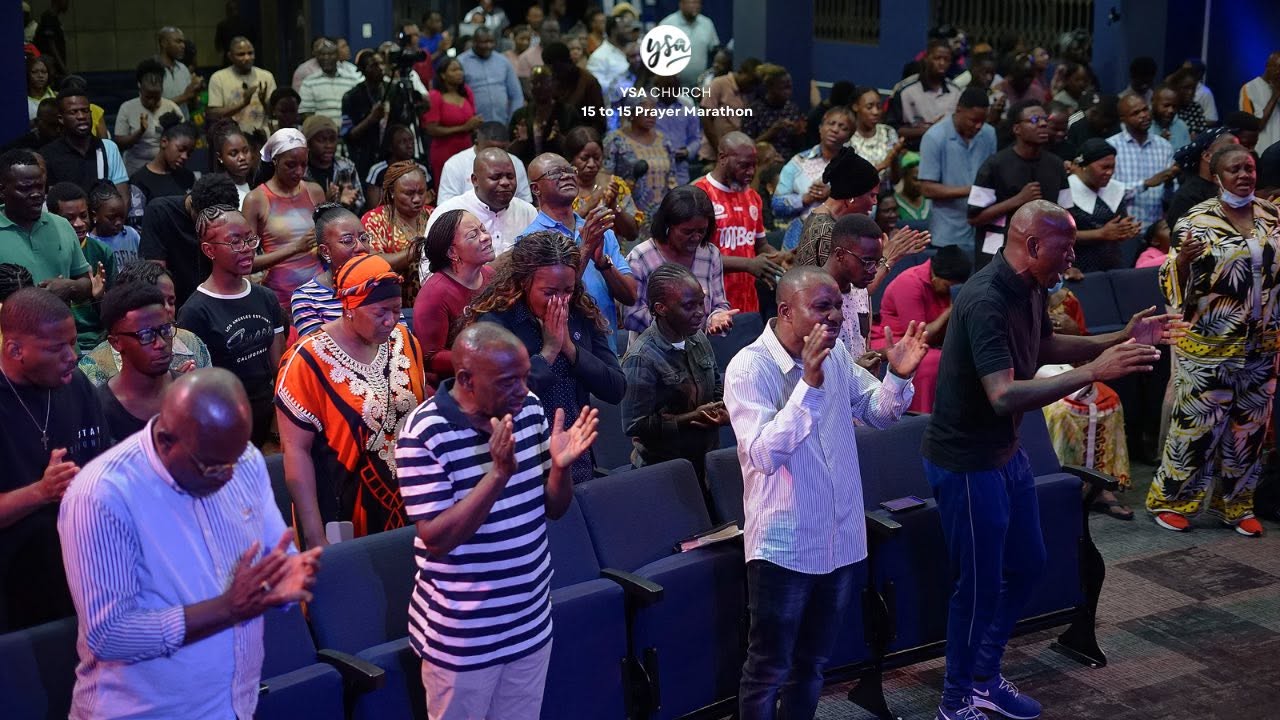 Standing together in the presence of God.